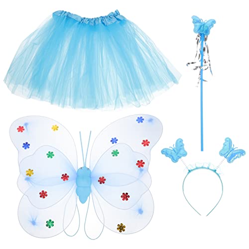 Homoyoyo 1Satz Fairy Kostümset für Teiliges mit Schmetterlingsflügeln Tüllrock Zauberstab Haarband für Partys Bühnenauftritte Sicher Hautfreundlich Homoyoyo 1Satz Fairy Kostümset für Teiliges mit Schmetterlingsflügeln Tüllrock Zauberstab Haarband für Partys Bühnenauftritte Sicher Hautfreundlich von Homoyoyo