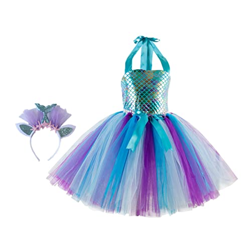 Homoyoyo 1satz Party Cosplay Kostüm Für Mädchen Mit Netzkleid Und Haarband Für Geburtstagsfeiern Und Besondere Anlässe Hochwertigem Material Gefertigt Für von Homoyoyo