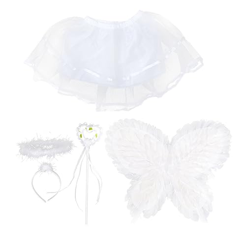 Homoyoyo 1Satz Kleiderset für Feenrock Feenkleid Set mit Zubehör Kinderkostüm mit Schmetterlingsflügeln für Geburtstagsfeiern Verkleidungspartys Schulveranstaltungen Homoyoyo 1Satz Kleiderset für Feenrock Feenkleid Set mit Zubehör Kinderkostüm mit Schmetterlingsflügeln für Geburtstagsfeiern Verkleidungspartys Schulveranstaltungen von Homoyoyo