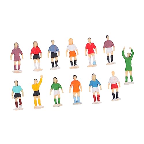 Homoyoyo 1Satz Mini Fußballspieler Figuren Modell Dekoration Realistische Fußballspielermodelle Für Tischdekoration Sammelfiguren Und Fußballdeko von Homoyoyo