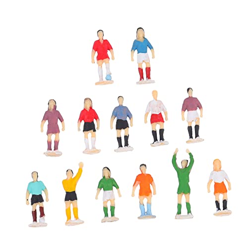 Homoyoyo 1Satz Mini Fußballspieler Figurenmodell Dekorative Figuren für Heim und Büroszene Innendekoration Langlebige Farboberfläche Homoyoyo 1Satz Mini Fußballspieler Figurenmodell Dekorative Figuren für Heim und Büroszene Innendekoration Langlebige Farboberfläche von Homoyoyo