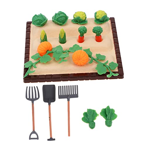 Homoyoyo 1Satz Mini Gemüsefeld Landschaftsmodell mit Gartenwerkzeug Realistische Farm für Szenendekoration Fotografie Props und Teiliges Homoyoyo 1Satz Mini Gemüsefeld Landschaftsmodell mit Gartenwerkzeug Realistische Farm für Szenendekoration Fotografie Props und Teiliges von Homoyoyo