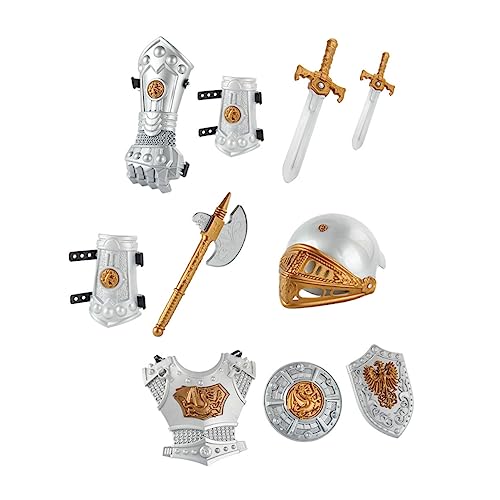 Homoyoyo 1Satz Ritter Kostüm für Jungen Teiliges Cosplay mit Ritterpanzerung Accessoires für Halloween Kostümpartys Bühnenaufführungen Perfektes für Kleine Homoyoyo 1Satz Ritter Kostüm für Jungen Teiliges Cosplay mit Ritterpanzerung Accessoires für Halloween Kostümpartys Bühnenaufführungen Perfektes für Kleine von Homoyoyo