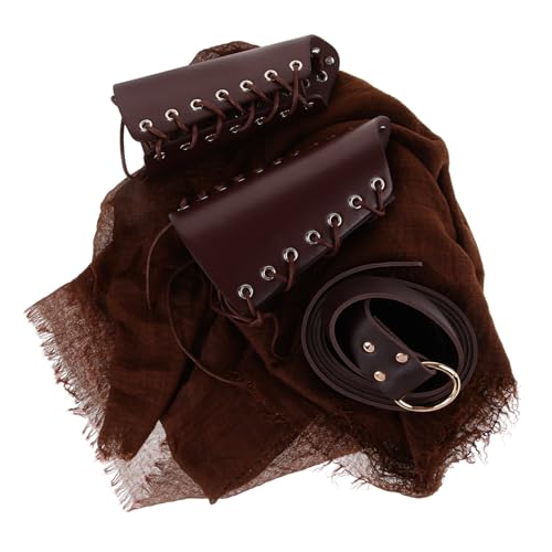 Homoyoyo 1Satz Ritter Kostümzubehör Für Halloween Umhang Gürtel Armschienen Für Männer Cosplay Mittelalterliche Kostümparty Requisiten Mottopartys Bühnenauftritte Homoyoyo 1Satz Ritter Kostümzubehör Für Halloween Umhang Gürtel Armschienen Für Männer Cosplay Mittelalterliche Kostümparty Requisiten Mottopartys Bühnenauftritte von Homoyoyo