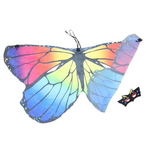 Homoyoyo 1Satz Schmetterlingsumhang Für Feenkostüm Cape Für Halloween Kostümpartys Festivals Bühnenaufführungen Für Kreative Verkleidungen von Homoyoyo