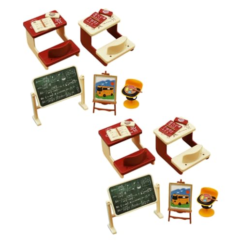 Homoyoyo 2 Sätze Klassenzimmer Teiliges Puppenhaus Zubehör mit Realistischer Mini und Stuhl DIY Projekte und Szenen für Kreative Bastelideen Homoyoyo 2 Sätze Klassenzimmer Teiliges Puppenhaus Zubehör mit Realistischer Mini und Stuhl DIY Projekte und Szenen für Kreative Bastelideen von Homoyoyo