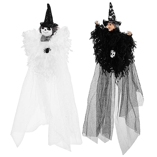 Homoyoyo 2 Stk Deckendekorationen hängen Halloween Hexendekoration Halloween-Spinnennetz Maskerade halloween figuren halloween-figuren Halloween -Dekoration Halloween-Geist-Requisiten Homoyoyo 2 Stk Deckendekorationen hängen Halloween Hexendekoration Halloween-Spinnennetz Maskerade halloween figuren halloween-figuren Halloween -Dekoration Halloween-Geist-Requisiten von Homoyoyo