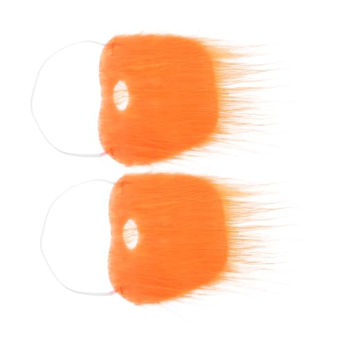 Homoyoyo 2 Stück Abschlussballparty Bart Bartschneider für Männer Bartkamm für Männer Bartwachstum Fake Beard Fake Schnurrbart Party-Cosplay-Requisite dekorativer Schnurrbart Flanell Orange Homoyoyo 2 Stück Abschlussballparty Bart Bartschneider für Männer Bartkamm für Männer Bartwachstum Fake Beard Fake Schnurrbart Party-Cosplay-Requisite dekorativer Schnurrbart Flanell Orange von Homoyoyo