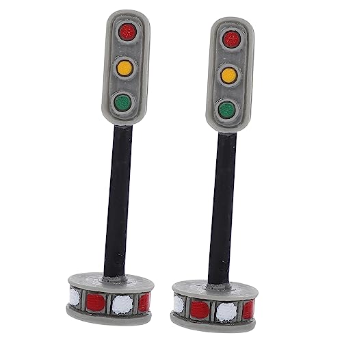 Homoyoyo 2 Stück Ampelmodell Drinnen Klein Mini Nacht Verkehr Fee Lampe Bremslicht Für Puppenhausdekor Winzige Hausbeleuchtung Kinderspielset Für Jungen Winzige Lampe Harz von Homoyoyo