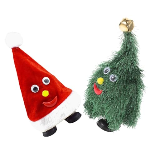 Homoyoyo 2 Stück Animierte Weihnachtsfigur Mit Tanzendem Baum Und Weihnachtsmütze – Interaktives Plüschspielzeug Für Und Kleinkinder - Ideal Für Festliche Stimmung Und Spielspaß Homoyoyo 2 Stück Animierte Weihnachtsfigur Mit Tanzendem Baum Und Weihnachtsmütze – Interaktives Plüschspielzeug Für Und Kleinkinder - Ideal Für Festliche Stimmung Und Spielspaß von Homoyoyo
