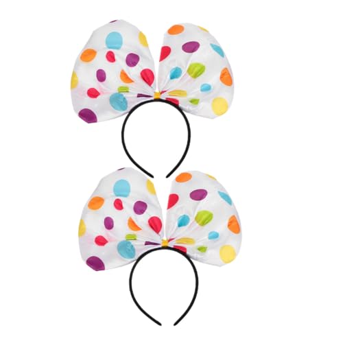 Homoyoyo 2 Stück Bunte Clown Haarreife mit Farbigen Punkten Karneval Stirnband für Erwachsene Fasching Kostüm Accessoire für Party Kinderfest Halloween und Cosplay Homoyoyo 2 Stück Bunte Clown Haarreife mit Farbigen Punkten Karneval Stirnband für Erwachsene Fasching Kostüm Accessoire für Party Kinderfest Halloween und Cosplay von Homoyoyo
