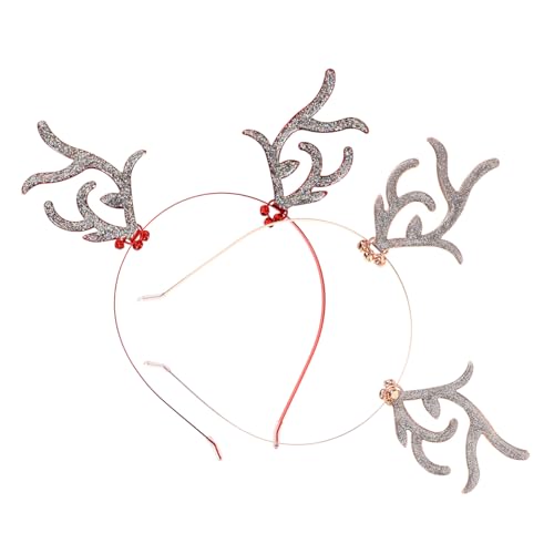 Homoyoyo 2 Stück Festliches Hirschgeweih Haarreifen mit Glitzer Party Accessoire für Erwachsene für Festival Kostüm und Bühnenauftritte Roségold und Rotfarbenem Design Homoyoyo 2 Stück Festliches Hirschgeweih Haarreifen mit Glitzer Party Accessoire für Erwachsene für Festival Kostüm und Bühnenauftritte Roségold und Rotfarbenem Design von Homoyoyo