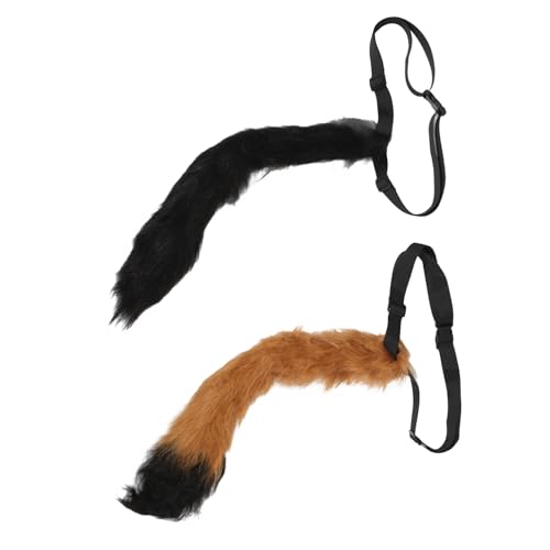 Homoyoyo Cosplay Tierschwanz Requisiten 2 Stück Kunsttier Kostüm Für Party Karneval Leistung Homoyoyo Cosplay Tierschwanz Requisiten 2 Stück Kunsttier Kostüm Für Party Karneval Leistung von Homoyoyo