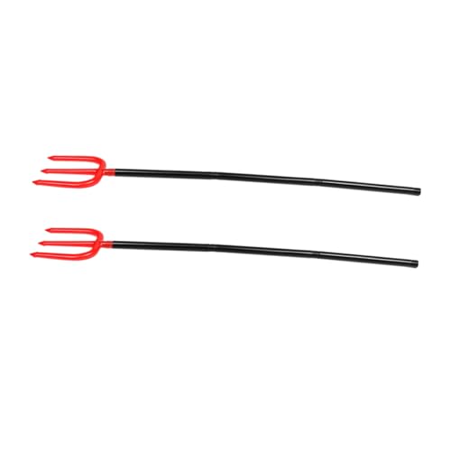 Homoyoyo 2 Stück Fork -Requisiten rote küchendekoration und zubehör Heugabel-Stütze Dämon Heugabel Heugabeln Teufelskostümzubehör Cosplay- Halloween -Kostüm Plastik Homoyoyo 2 Stück Fork -Requisiten rote küchendekoration und zubehör Heugabel-Stütze Dämon Heugabel Heugabeln Teufelskostümzubehör Cosplay- Halloween -Kostüm Plastik von Homoyoyo