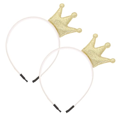 Homoyoyo 2 Stück Glänzendes Stirnbänder für Kleine Mädchen Leichte Langlebige Haarschmuck Bänder mit Funkelndem Glitzer für Geburtstagsfeiern Hochzeiten und Festliche Anlässe von Homoyoyo