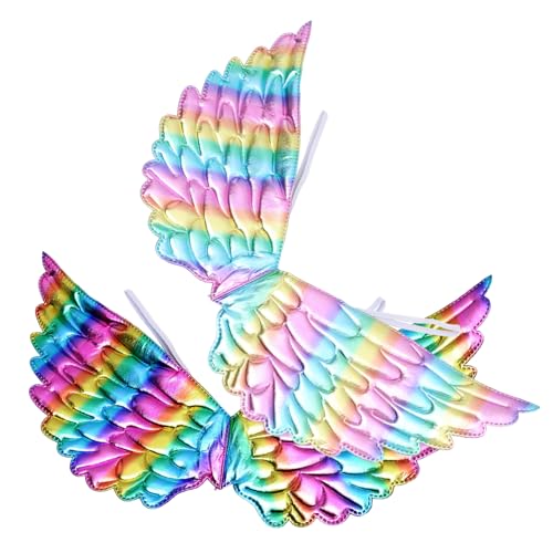 Homoyoyo 2stücke Bunte Einhornflügel Für Halloween Und Cosplay Leichte Und Tragbare Flügel Für Mottopartys Farbenfrohes Design Für Fotorequisiten von Homoyoyo