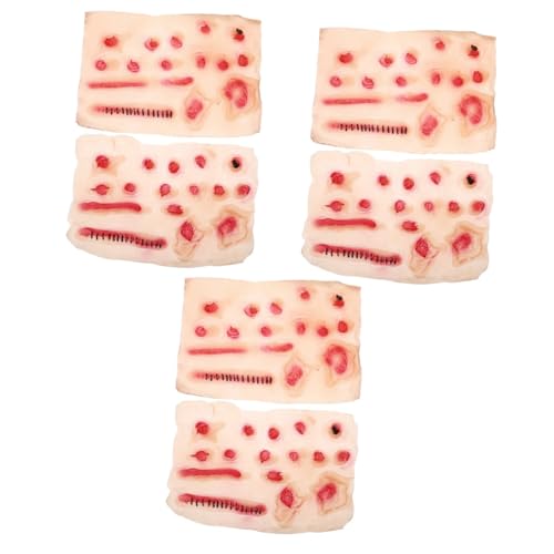 Homoyoyo 2 Stück Halloween Wunden Aufkleber - Realistische Narben Sticker Für Cosplay - Party Und Theater Hautfreundlich Und Abwaschbar Perfekte Dekoration Für Unvergessliche von Homoyoyo