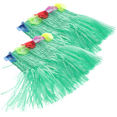 Homoyoyo 2stücke Hawaiianische Kostüm Accessoires Grasrock Brustprop Für Luau-party Tropische Festivals Und Beach-events Leicht Und Dekoration Für von Homoyoyo