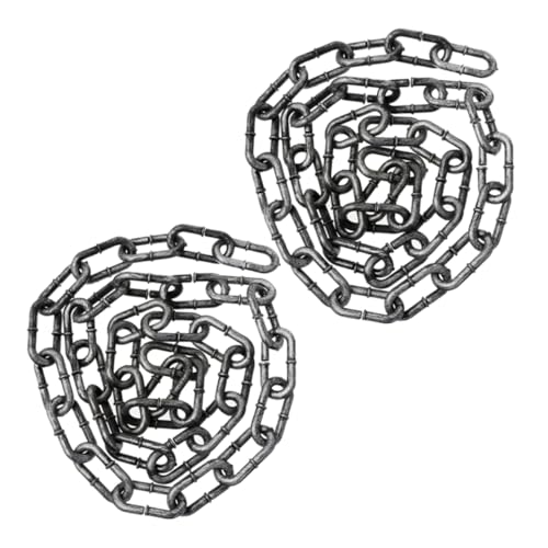 Homoyoyo 2 Stück Kette Gruselige Halloween Requisiten Gruselige Kette Schreckliche Halloween Ketten Realistische Halloween Ketten Realistische Kostüm Ketten Gefängniskette Kunststoff Homoyoyo 2 Stück Kette Gruselige Halloween Requisiten Gruselige Kette Schreckliche Halloween Ketten Realistische Halloween Ketten Realistische Kostüm Ketten Gefängniskette Kunststoff von Homoyoyo