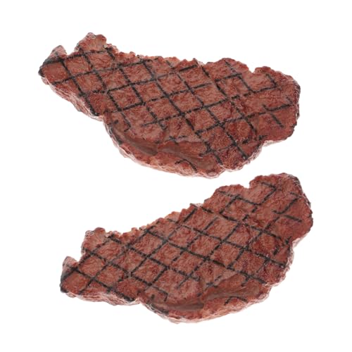 Homoyoyo 2 Stück Künstliches Steak - Realistische Fleischattrappe Für Kindergrill Und Outdoor-Spiel Ideales Spielzeugessen Für Kreative Rollenspiele Und Lernzwecke Homoyoyo 2 Stück Künstliches Steak - Realistische Fleischattrappe Für Kindergrill Und Outdoor-Spiel Ideales Spielzeugessen Für Kreative Rollenspiele Und Lernzwecke von Homoyoyo