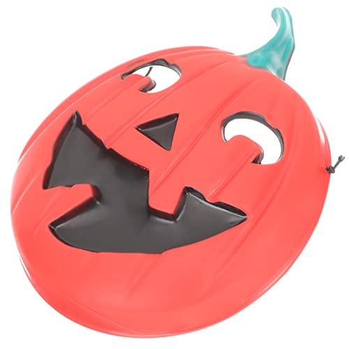 Homoyoyo 2 Stück Kürbismaske halloween masken Halloween-Maske Halloween-Versorgung Gruselige Maske Cosplay-Maske Party-Streich- Halloween-Gesichtsmaske Plastik rot von Homoyoyo