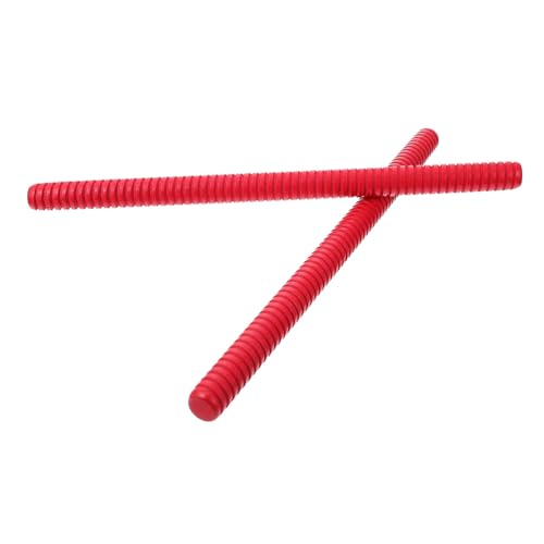 Homoyoyo 2 Stück Lummi Sticks aus Holz Musikinstrumente für Rote Rhythmussticks für Kreative Musikstunden und Rhythmusentwicklung für Junge Homoyoyo 2 Stück Lummi Sticks aus Holz Musikinstrumente für Rote Rhythmussticks für Kreative Musikstunden und Rhythmusentwicklung für Junge von Homoyoyo