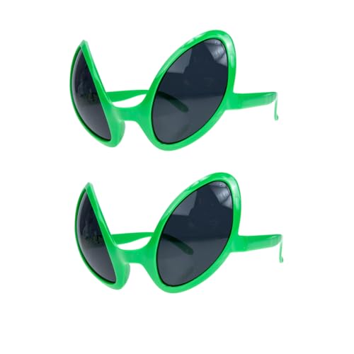 Homoyoyo 2 Stück Lustige Brille Außerirdische Brille Geformt Sonnenbrillen-party Requisiten Brille Rave-brille Zubehör Kostüm Brillen Foto Requisiten Light Green Plastik Homoyoyo 2 Stück Lustige Brille Außerirdische Brille Geformt Sonnenbrillen-party Requisiten Brille Rave-brille Zubehör Kostüm Brillen Foto Requisiten Light Green Plastik von Homoyoyo