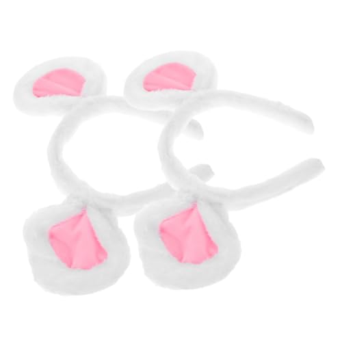 Homoyoyo 2 Stück Mäuseohren Haarreif für Halloween Plüsch Mäuseohren Kostüm Zubehör für Verkleidungspartys Niedliches Design für Erwachsene Bequem und Weich von Homoyoyo