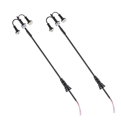 Homoyoyo 2 Stück Maßstab Sandtisch Dekoration mit Flammigem Warmweißem Licht Realistisches DIY Garten Lampen Modell für und Mini Haus Beleuchtung Homoyoyo 2 Stück Maßstab Sandtisch Dekoration mit Flammigem Warmweißem Licht Realistisches DIY Garten Lampen Modell für und Mini Haus Beleuchtung von Homoyoyo
