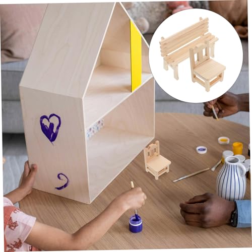 Homoyoyo 2 Stück Miniatur Holzbank Puppenhaus Möbel Teiliges Natürliche Farbe Langlebige Dekoration Vielseitig für Wohnzimmer Schlafzimmer Küche Praktische Miniatur Sitzgelegenheit Homoyoyo 2 Stück Miniatur Holzbank Puppenhaus Möbel Teiliges Natürliche Farbe Langlebige Dekoration Vielseitig für Wohnzimmer Schlafzimmer Küche Praktische Miniatur Sitzgelegenheit von Homoyoyo