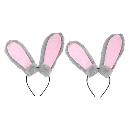 Homoyoyo 2 Stück Plüsch Hasenohren Haarreif Weiches Bequemes Bunny Ohr Stirnband für Erwachsene Flexibler Kopfband mit Niedlichen Kleinen Hasenohren für Cosplay Karneval und Festlichkeiten Homoyoyo 2 Stück Plüsch Hasenohren Haarreif Weiches Bequemes Bunny Ohr Stirnband für Erwachsene Flexibler Kopfband mit Niedlichen Kleinen Hasenohren für Cosplay Karneval und Festlichkeiten von Homoyoyo