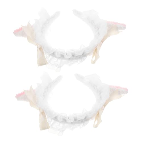 Homoyoyo 2 Stück Plüsch Ohr Haarband Teiliges Weiches Spitzen Stirnband mit Süßen Schafsohren Bequemes Cosplay Haaraccessoire für Halloween Weihnachten und Kostümpartys Homoyoyo 2 Stück Plüsch Ohr Haarband Teiliges Weiches Spitzen Stirnband mit Süßen Schafsohren Bequemes Cosplay Haaraccessoire für Halloween Weihnachten und Kostümpartys von Homoyoyo