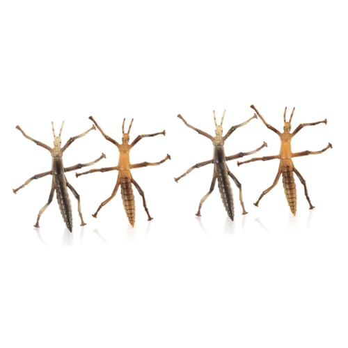 Homoyoyo 2 Stück Realistische Stabheuschrecken-Modellfiguren Für Wissenschaftsprojekte Und Partydekoration - Mini Pädagogische Insektenstatuen Zur Tiererkennung Und Kuchendekoration Homoyoyo 2 Stück Realistische Stabheuschrecken-Modellfiguren Für Wissenschaftsprojekte Und Partydekoration - Mini Pädagogische Insektenstatuen Zur Tiererkennung Und Kuchendekoration von Homoyoyo