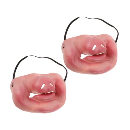 Homoyoyo 2 Stück Schweinenase-maske Schnauze Kuh Masken Brille Mit Schweinenase Wolf Gesicht Marienkäfer Halloween Kostüm Tiermaske Kaninchen Hase Nasenmaske Schweinekopfmaske Emulsion Rosa Homoyoyo 2 Stück Schweinenase-maske Schnauze Kuh Masken Brille Mit Schweinenase Wolf Gesicht Marienkäfer Halloween Kostüm Tiermaske Kaninchen Hase Nasenmaske Schweinekopfmaske Emulsion Rosa von Homoyoyo
