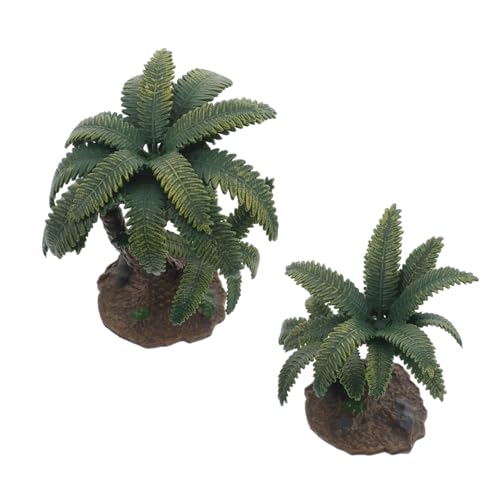 Homoyoyo 2 Stück Simulation Landschaftsbaum Modellbäume Miniaturlandschaft Gefälschte Bäume Modell Miniaturbaummodell Mini Modellbäume Mikrolandschaft Künstlicher Baum Mini von Homoyoyo