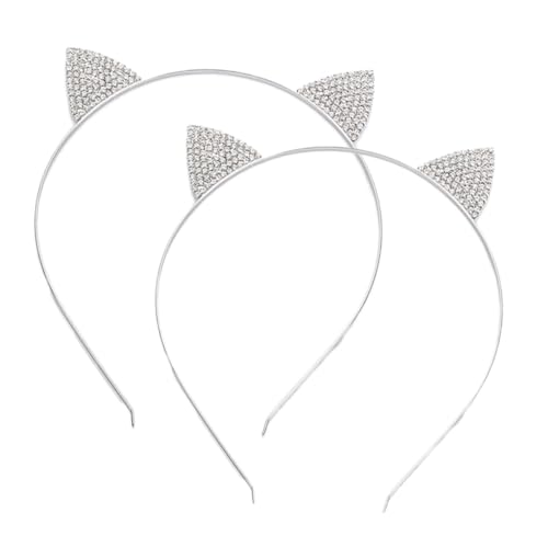 Homoyoyo 2 Stück Teiliges Funkelndes Katzenohren Stirnband mit Strasssteinen Süßes Haarband für Damen und Mädchen Modischer Haarschmuck für Party Karneval Kostüme und Festlichkeiten Homoyoyo 2 Stück Teiliges Funkelndes Katzenohren Stirnband mit Strasssteinen Süßes Haarband für Damen und Mädchen Modischer Haarschmuck für Party Karneval Kostüme und Festlichkeiten von Homoyoyo