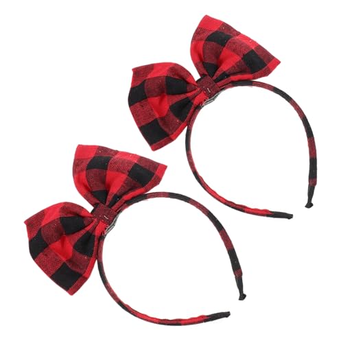 Homoyoyo 2 Stück Teiliges Haarband mit Großer Roter Schleife Weicher Stoff Langlebig für Party Kostüm Cosplay und Festliche Anlässe Modischer Haarschmuck für Mädchen Homoyoyo 2 Stück Teiliges Haarband mit Großer Roter Schleife Weicher Stoff Langlebig für Party Kostüm Cosplay und Festliche Anlässe Modischer Haarschmuck für Mädchen von Homoyoyo