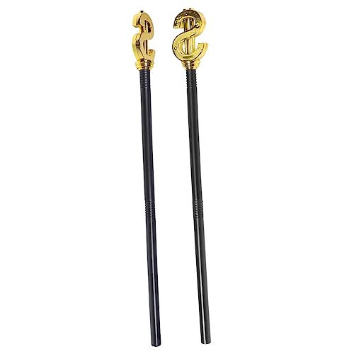 Homoyoyo 2 Stück Teiliges Halloween Cosplay Gehstock Requisit Kunststoffstab Robust Vielseitig Kostümaccessoire Partydeko Homoyoyo 2 Stück Teiliges Halloween Cosplay Gehstock Requisit Kunststoffstab Robust Vielseitig Kostümaccessoire Partydeko von Homoyoyo