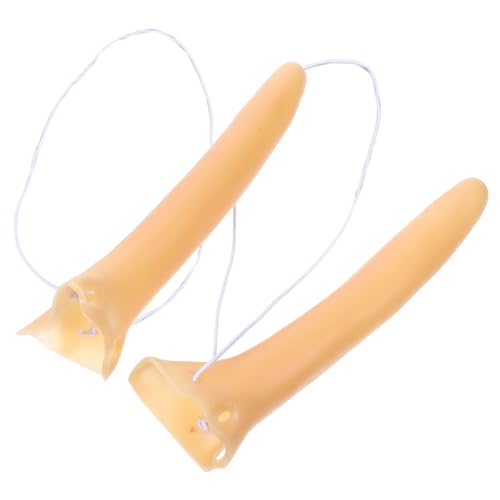 Homoyoyo 2 Stück Teiliges Halloween Cosplay Nasen Langlebige und Sichere Hexennase Requisite für Bühnenauftritte für Kostüm und Themenpartys von Homoyoyo