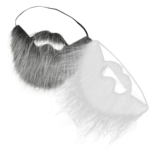 Homoyoyo 2 Stück Teiliges Halloween Party Cosplay mit Realistischem Kurzem Kunstbart und Schnurrbart Elastisch Tragbar Lustige Verkleidung für Maskerade Fotorequisiten für Erwachsene Homoyoyo 2 Stück Teiliges Halloween Party Cosplay mit Realistischem Kurzem Kunstbart und Schnurrbart Elastisch Tragbar Lustige Verkleidung für Maskerade Fotorequisiten für Erwachsene von Homoyoyo