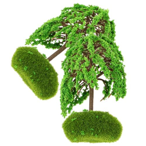 Homoyoyo 2 Stück Teiliges Miniatur Bäume für Diorama Realistische Miniatur Bäume für Sandtisch und Modellbau für DIY Mikro Landschaften von Homoyoyo