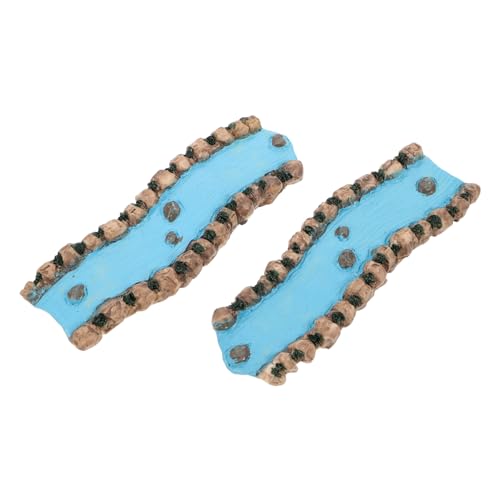 Homoyoyo 2 Stück Teiliges Miniatur Resin Fluss Realistische Landschaftsbach-Dekoration für Sandtisch Feengarten Detailreiche Stabile Resinverarbeitung Vielseitig Einsetzbar für Homoyoyo 2 Stück Teiliges Miniatur Resin Fluss Realistische Landschaftsbach-Dekoration für Sandtisch Feengarten Detailreiche Stabile Resinverarbeitung Vielseitig Einsetzbar für von Homoyoyo