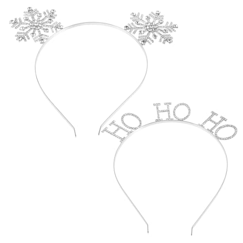 Homoyoyo 2 Stück Teiliges Weihnachts Haarband mit Lustigen Schneeflockenmotiven Leichtes Festliches Haaraccessoire für Weihnachtsfeiern Winterparty und Festliche Dekoration Bequem und Homoyoyo 2 Stück Teiliges Weihnachts Haarband mit Lustigen Schneeflockenmotiven Leichtes Festliches Haaraccessoire für Weihnachtsfeiern Winterparty und Festliche Dekoration Bequem und von Homoyoyo