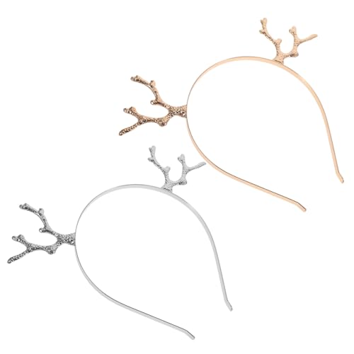 Homoyoyo 2 Stück Teiliges Weihnachts Haarreif mit Metallgeweih Cartoon Stirnband für Damen und Mädchen Langlebig und Bequem für Weihnachtsfeiern Karneval und Cosplay Partyaccessoire Homoyoyo 2 Stück Teiliges Weihnachts Haarreif mit Metallgeweih Cartoon Stirnband für Damen und Mädchen Langlebig und Bequem für Weihnachtsfeiern Karneval und Cosplay Partyaccessoire von Homoyoyo
