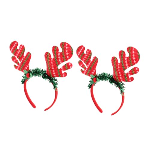 Homoyoyo 2 Stück Verstellbares Rentier Geweih Haarreif Buntes Weihnachts Stirnband für Damen und Festlicher Haarschmuck für Xmas Feierlichkeiten Homoyoyo 2 Stück Verstellbares Rentier Geweih Haarreif Buntes Weihnachts Stirnband für Damen und Festlicher Haarschmuck für Xmas Feierlichkeiten von Homoyoyo