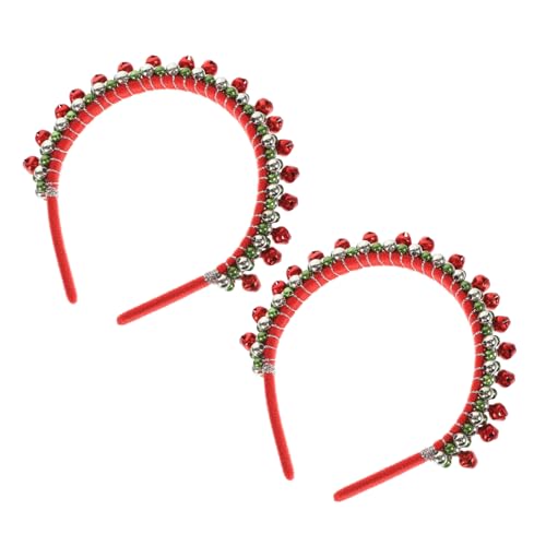 Homoyoyo 2 Stück Weihnachtliches Stirnbänder mit Bunten Glocken Komfortabel und Verstellbar für Damen Langlebige und Stoffkonstruktion Haarschmuck für Weihnachtsfeiern und Festliche Partys Homoyoyo 2 Stück Weihnachtliches Stirnbänder mit Bunten Glocken Komfortabel und Verstellbar für Damen Langlebige und Stoffkonstruktion Haarschmuck für Weihnachtsfeiern und Festliche Partys von Homoyoyo