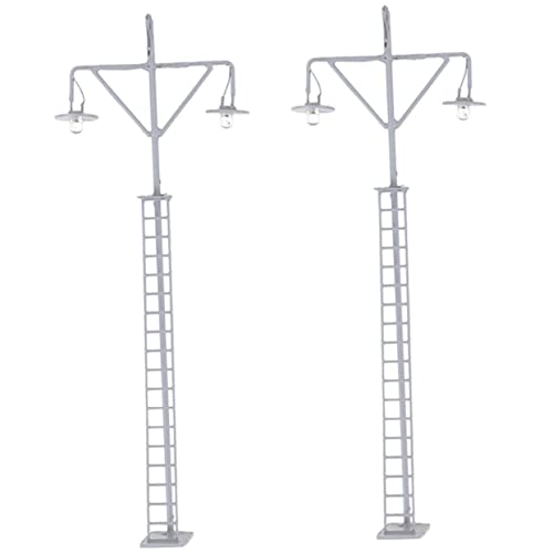 Homoyoyo 2 Stück modellbahn Lichter Gartenleuchten dekorativ Gebäude Miniatur Sandtischmodell Modelleisenbahnlampe Mini-Light-Modell Zuglampe Edelstahl Plus abs Homoyoyo 2 Stück modellbahn Lichter Gartenleuchten dekorativ Gebäude Miniatur Sandtischmodell Modelleisenbahnlampe Mini-Light-Modell Zuglampe Edelstahl Plus abs von Homoyoyo