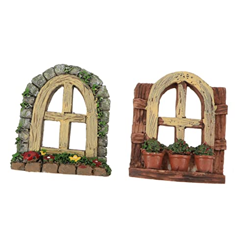 Homoyoyo 2 Stücke Miniatur Fenster Ornamente Aus Kunstharz Für Garten Und Aquarium - Dekorative Figuren Für Puppenhaus - Terrarien Und Mikro Landschaften 6x5 cm Homoyoyo 2 Stücke Miniatur Fenster Ornamente Aus Kunstharz Für Garten Und Aquarium - Dekorative Figuren Für Puppenhaus - Terrarien Und Mikro Landschaften 6x5 cm von Homoyoyo