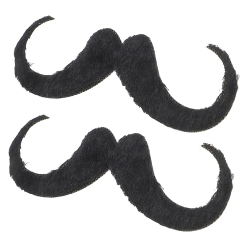 Homoyoyo 2 Stücke Schwarz Realistische Gefälschte Bart Realistische Bärte Für Männer Tuch Schnurrbart Kostüm Bart Kostüm Homoyoyo 2 Stücke Schwarz Realistische Gefälschte Bart Realistische Bärte Für Männer Tuch Schnurrbart Kostüm Bart Kostüm von Homoyoyo