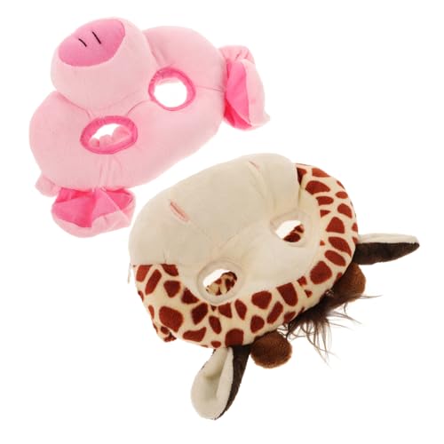 Homoyoyo 2 Stücke Tier Maske Halloween Cosplay Dekorative Pelzigen Masken Prop Schwein Party Cartoon Kostüme Kostüm Tuch Homoyoyo 2 Stücke Tier Maske Halloween Cosplay Dekorative Pelzigen Masken Prop Schwein Party Cartoon Kostüme Kostüm Tuch von Homoyoyo